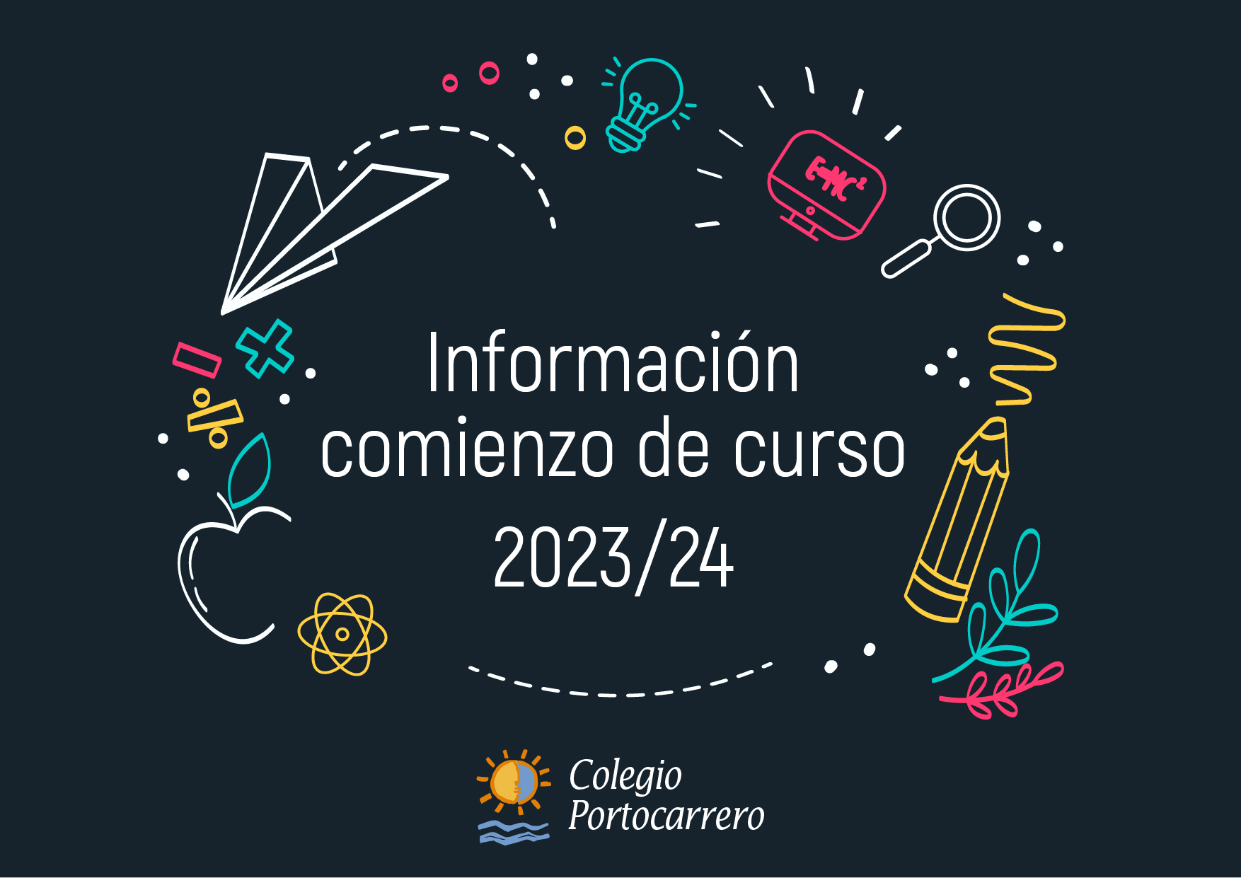 Información comienzo de curso 2023 2024