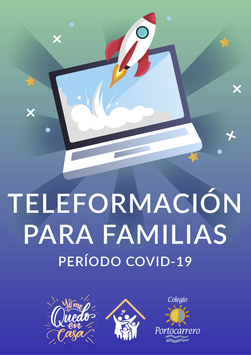 Banner Teleformacion para familias COVID 19